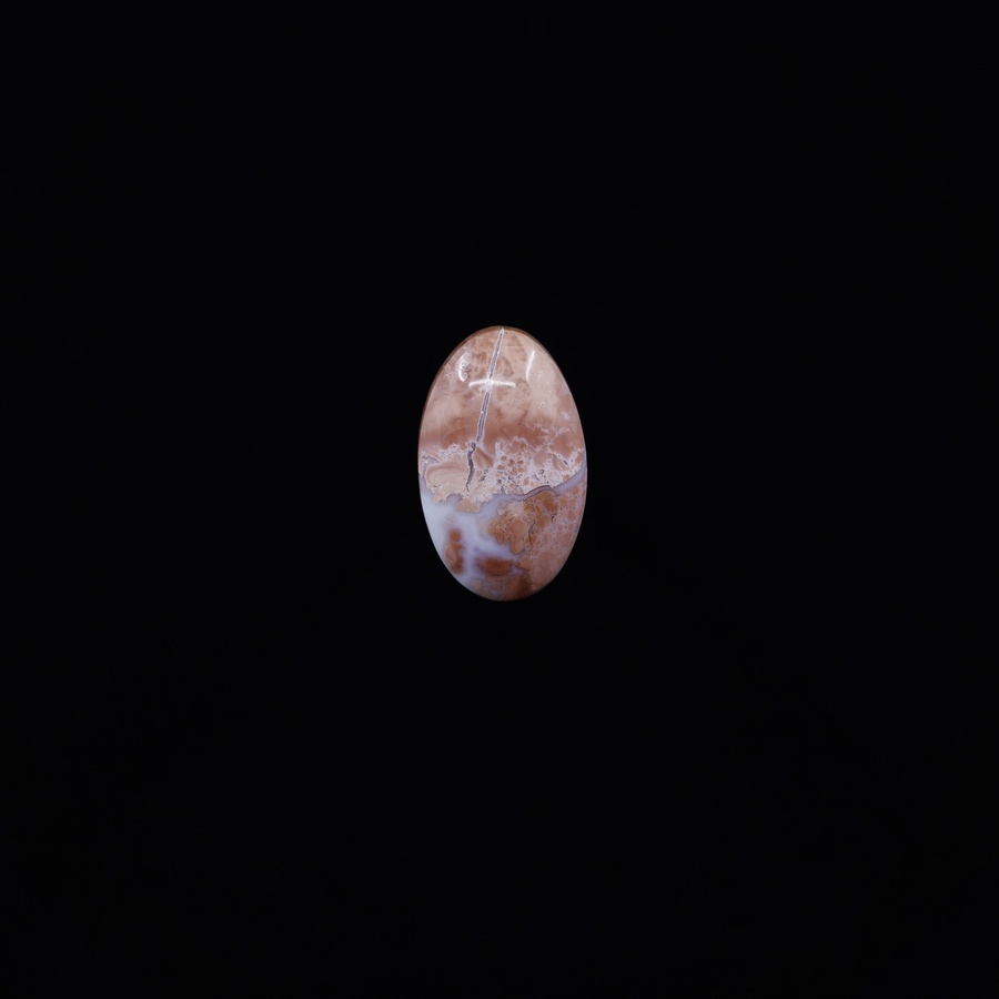 Cotton Candy Agate Oval Cabochon