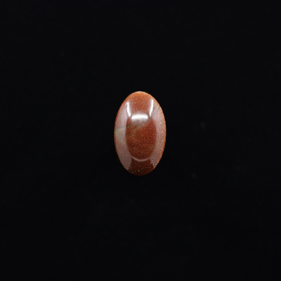 Banded Goldstone Oval Cabochon
