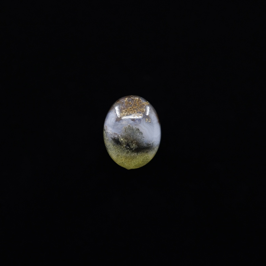 Laguna Moss Agate Oval Cabochon