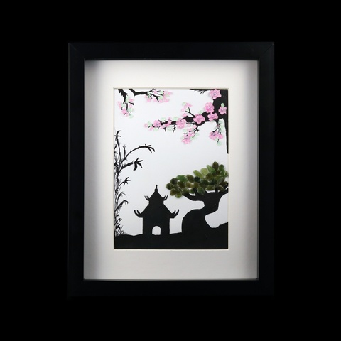 Oriental Theme Frame Art