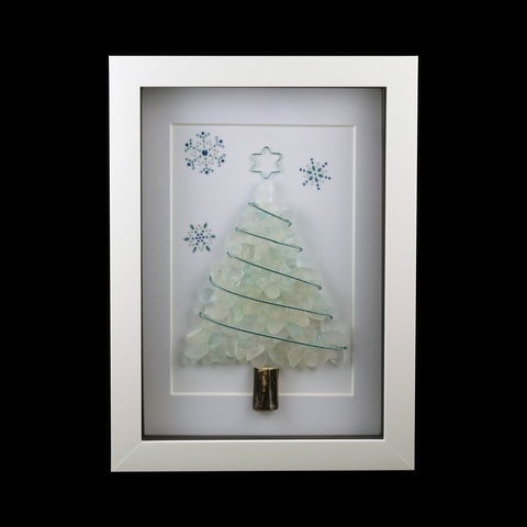 Snowy Christmas Tree 3D Picture