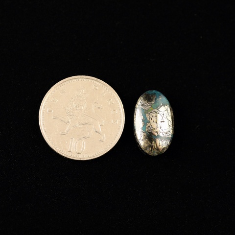 Morenci Turquoise Oval Cabochon