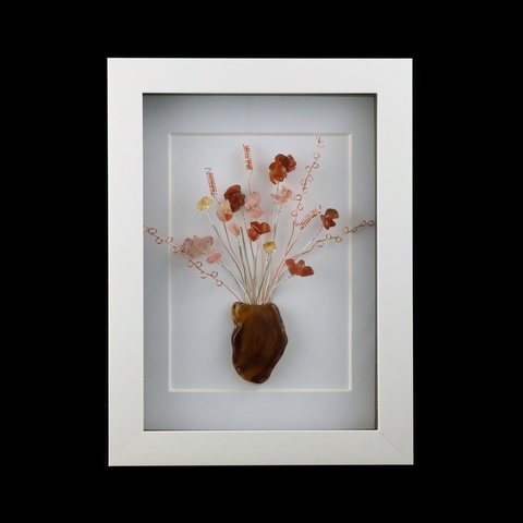 Autumn Vase of Flowers 3D Picture