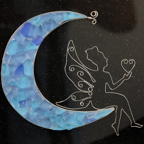 Fairy on the Moon 3D Picture