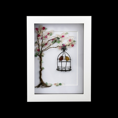 Bird Cage 3D Picture