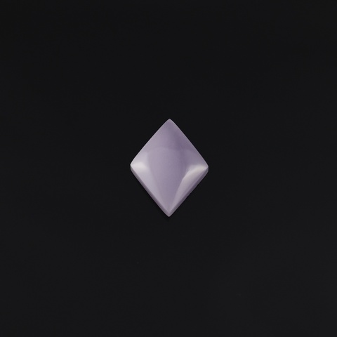 Lilac Fluorite Diamond Cabochon