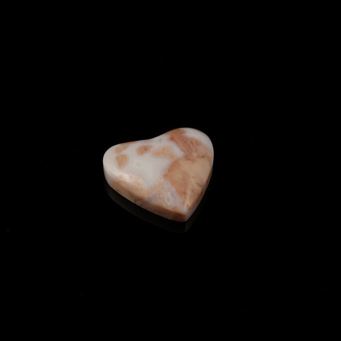 Cotton Candy Agate Heart Cabochon