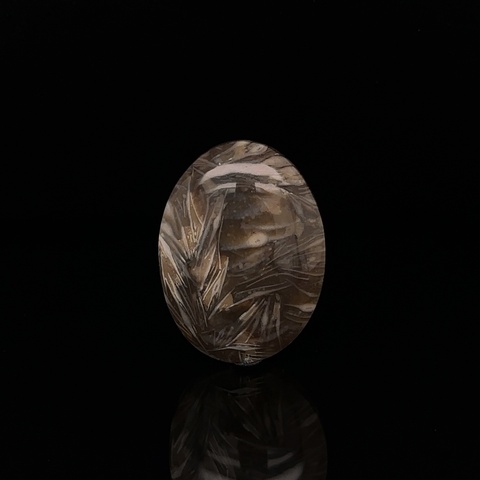 Feather Agate Oval Cabochon