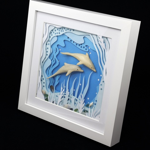 Dolphins In The Sea 3D Picture