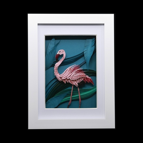 Pretty In Pink 3D Flamingo