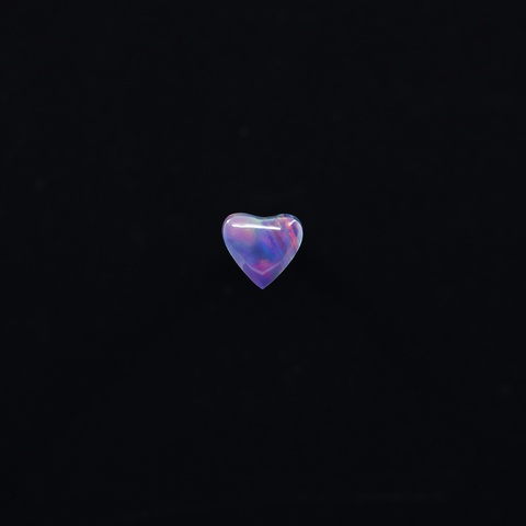 Aurora Opal Small Heart Cabochon