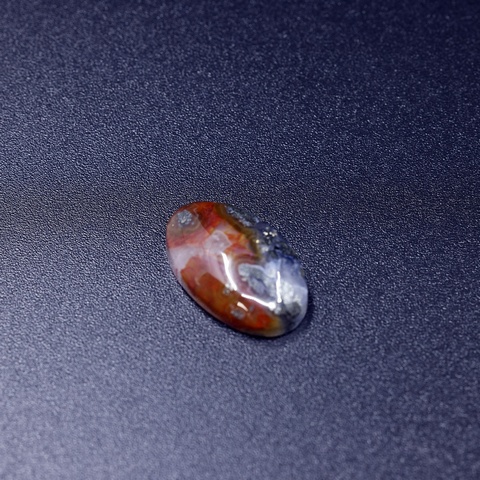 Marcasite Plume Agate Oval Cabochon