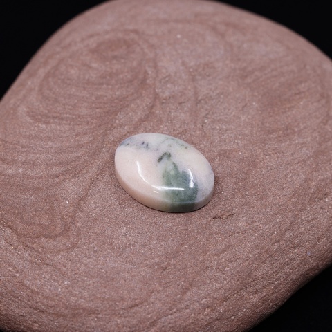 Oval Watermelon Marble Cabochon