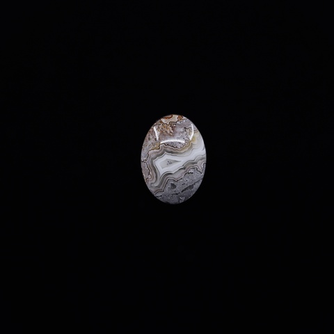 Laguna Lace Agate Oval Cabochon