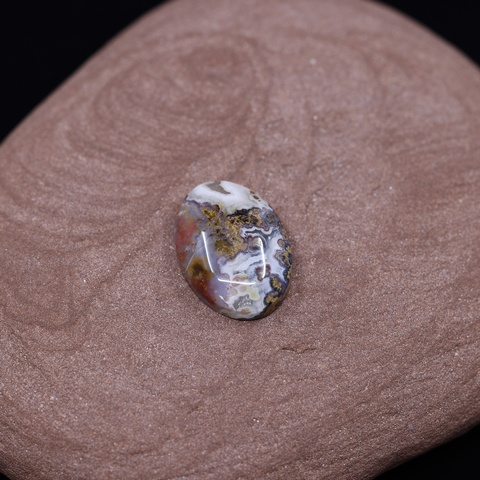 Quetzal Agate Oval Cabochon