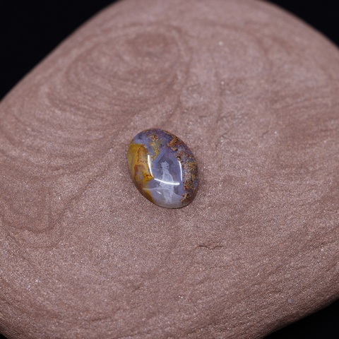 Quetzal Agate Small Oval Cabochon