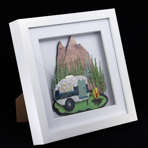 Caravan Adventures 3D Quill Art Picture