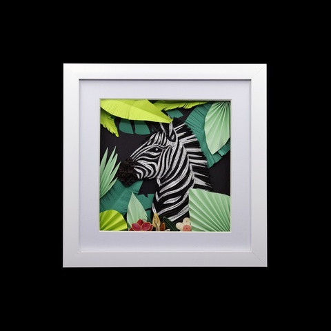 Stripes In The Jungle 3D Zebra
