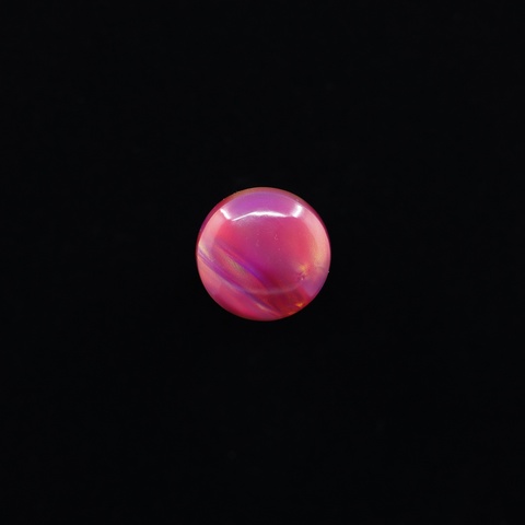 Aurora Opal Red Round Cabochon