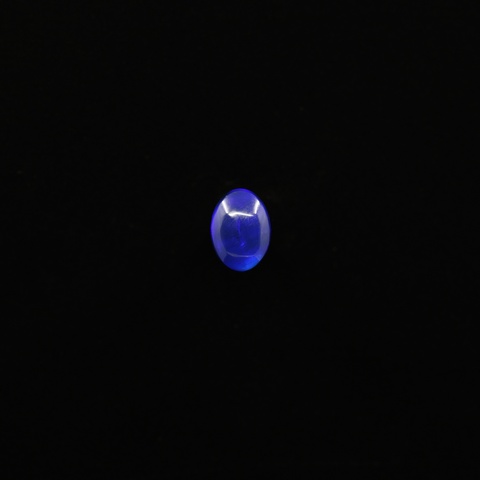Aurora Opal Blue Black Oval Cabochon
