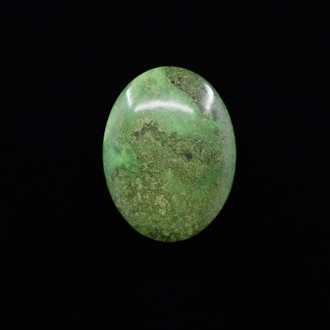 Parrot Wing Chrysocolla Large Oval Cabochon