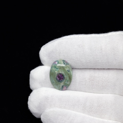 Ruby in Fuchsite Oval Cabochon