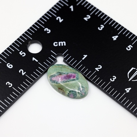 Ruby in Fuchsite Oval Cabochon