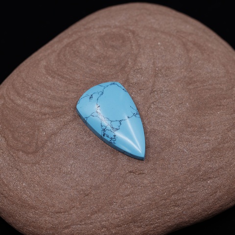 Reconstituted Turquoise Shield Cabochon