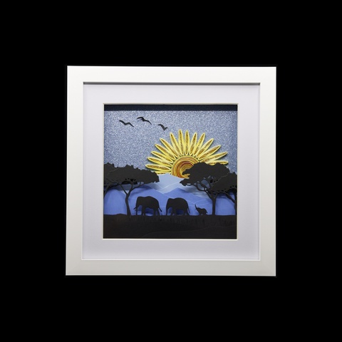 Quilled Savannah Sunset