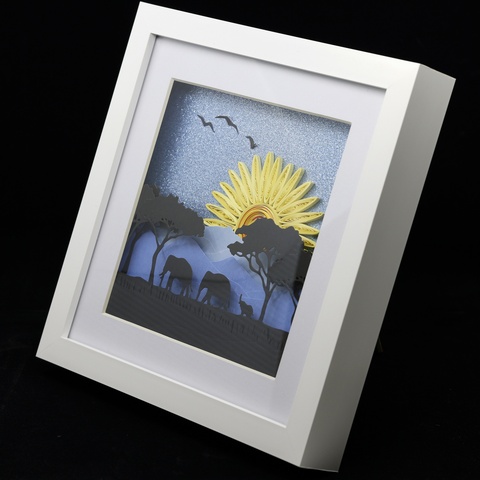 Quilled Savannah Sunset