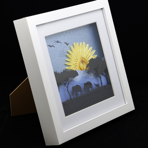 Quilled Savannah Sunset