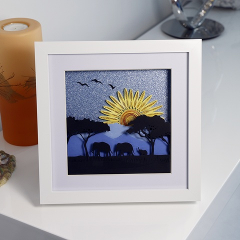 Quilled Savannah Sunset