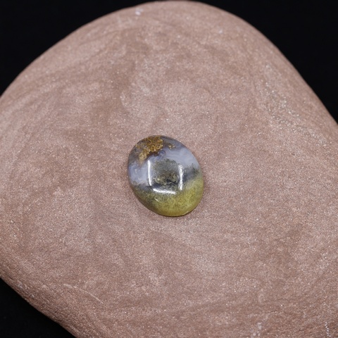Laguna Moss Agate Oval Cabochon