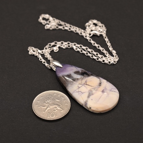 Tiffany Stone Pendant Necklace