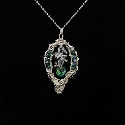 Green Dragon Necklace
