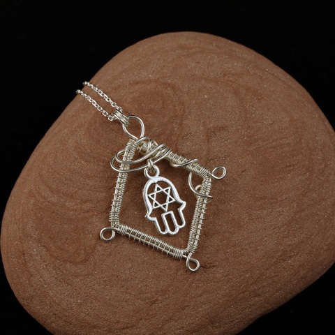 Hamsa Hand Charm Necklace