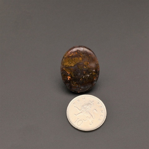 Oval Moss Agate Cabochon