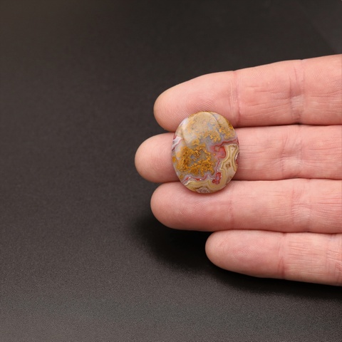 Mystery Mountain Agate Cabochon