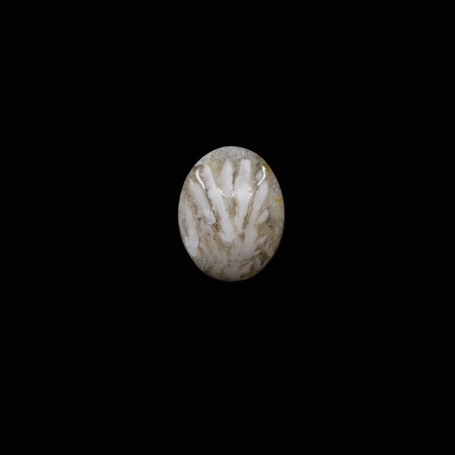 Snowflake Laguna Oval Cabochon