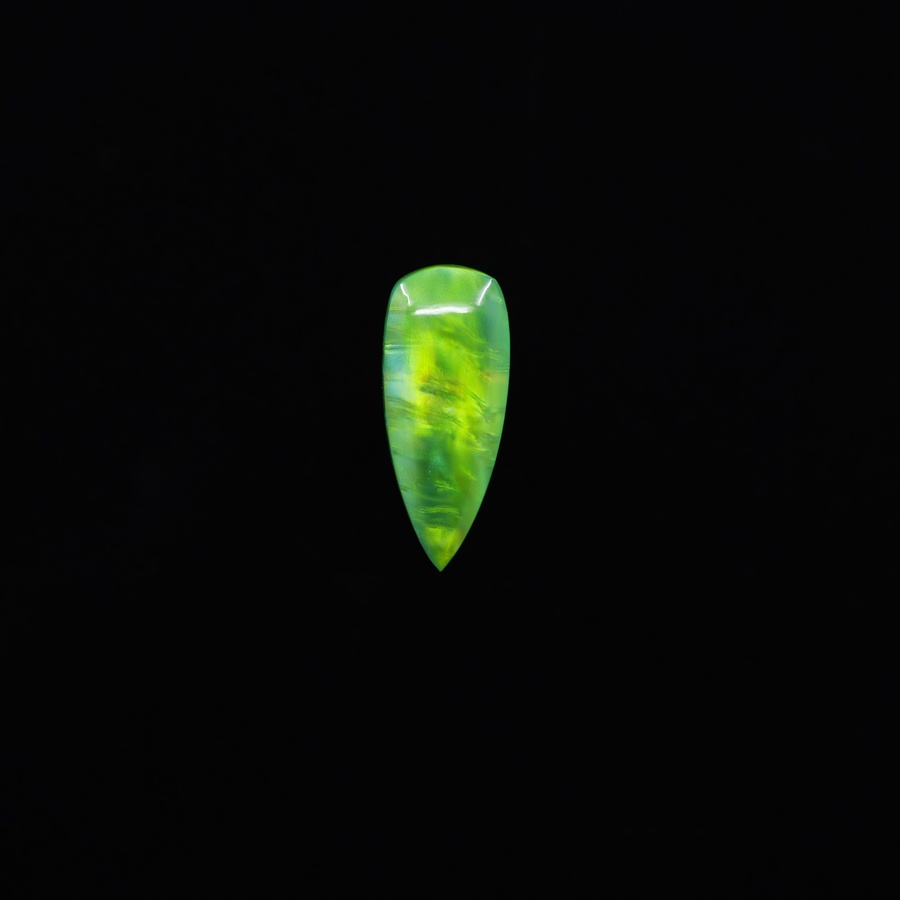 Aurora Opal Shield Cabochon