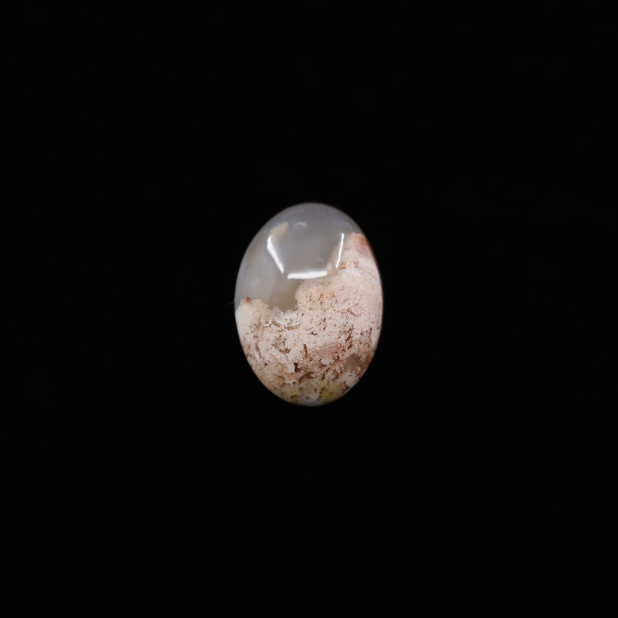 Pink Lady Plume Agate Cabochon