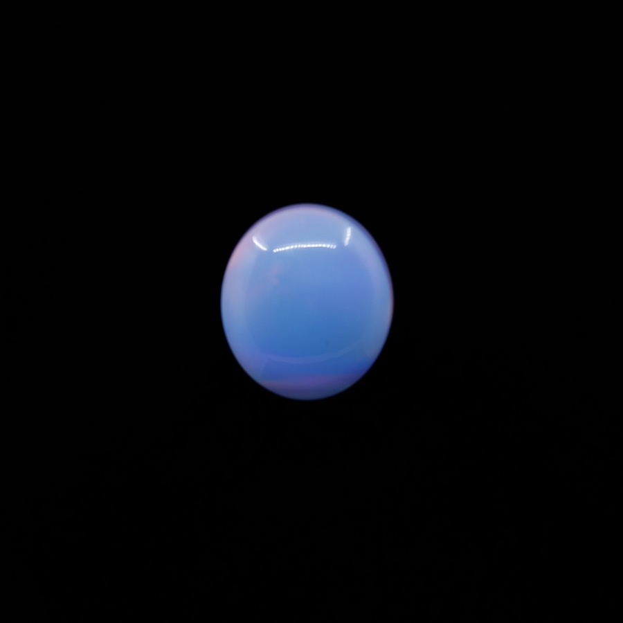 Aurora Opal Sky Blue Oval Cabochon