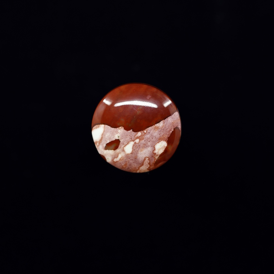 Red Mookaite Large Round Cabochon