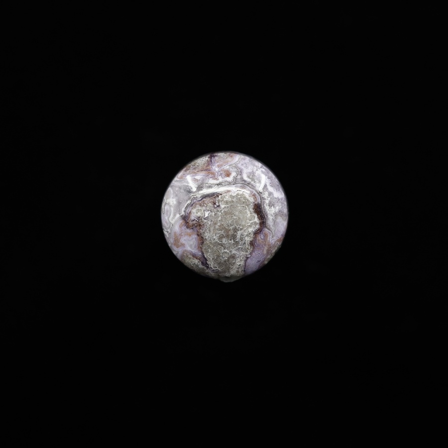 Mojave Lavender Lace Agate Round Cabochon