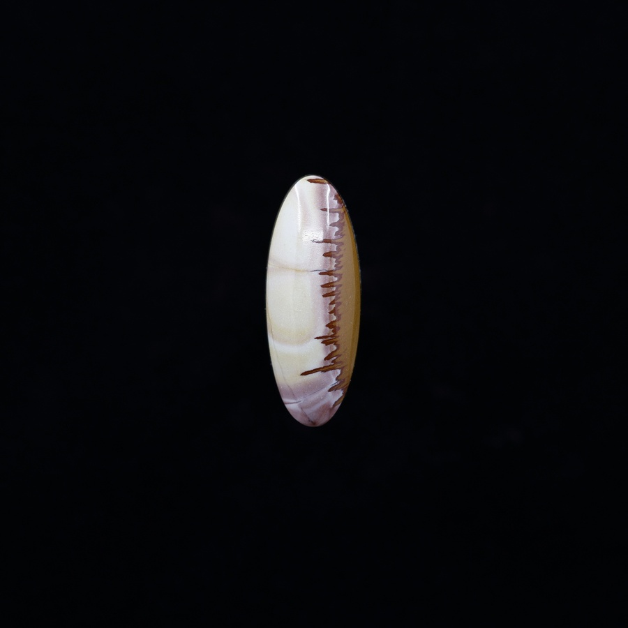 Red Falcon Jasper Long Oval Cabochon