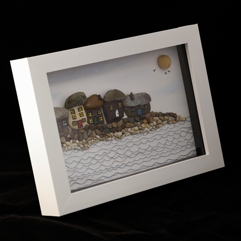 Seaside Town 3D Picture