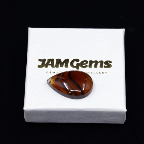Montana Agate Teardrop Cabochon
