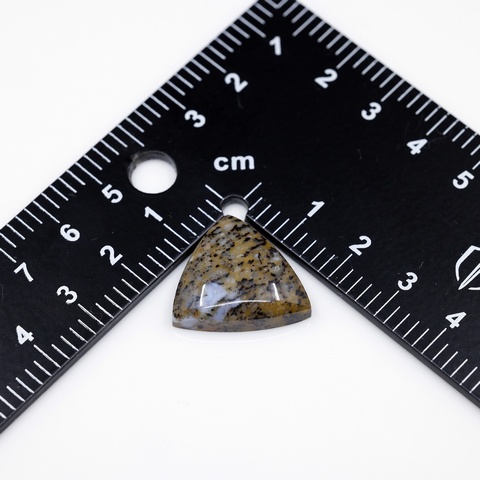 Cheetah Agate Triangle Cabochon