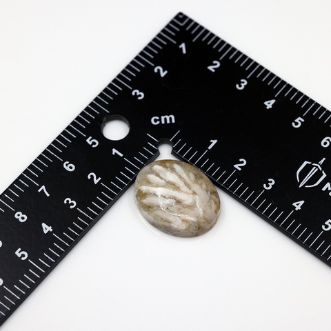 Snowflake Laguna Oval Cabochon