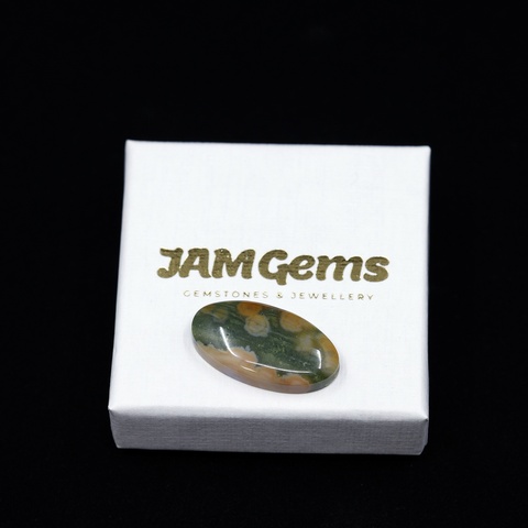 Ocean Jasper Long Oval Cabochon